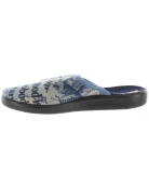 Slip on style blue boys slippers 