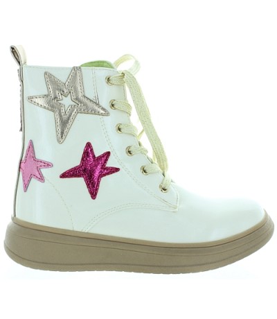 Lovely beige leather supportive boots for a child