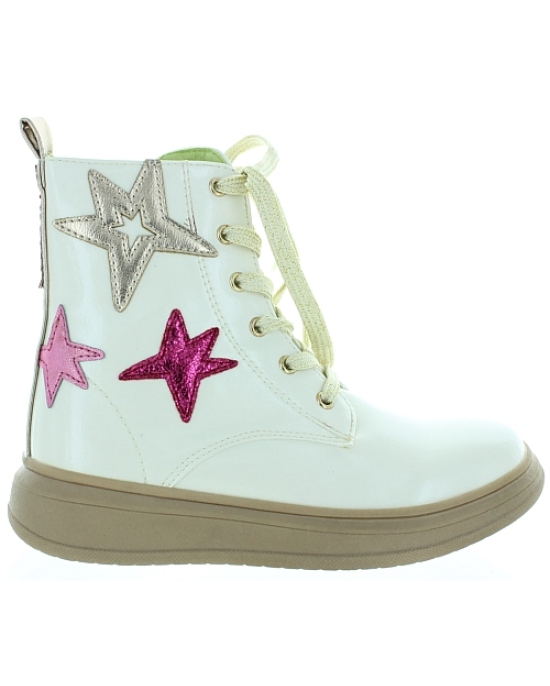 Lovely beige leather supportive boots for a child