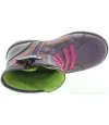 Designer purple leather boots for girls from Spain 