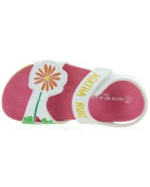 Designer sandals in white leather from Spain