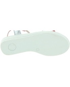 Teen silver leather sandals from Spain