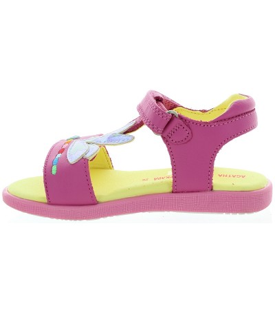 Pink sandals for girls Spanish designer 