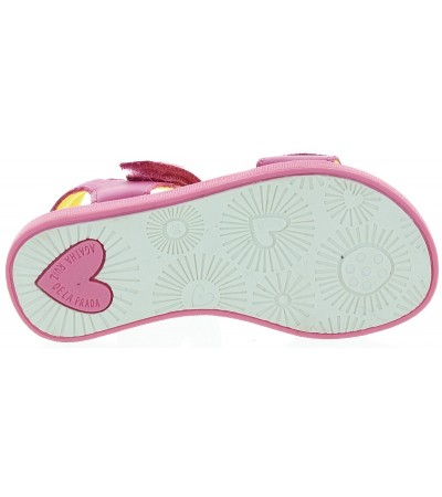 Pink sandals for girls Spanish designer 