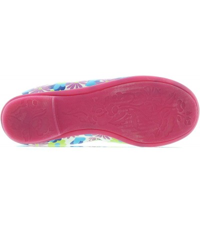 Flats for toddler in green leather  