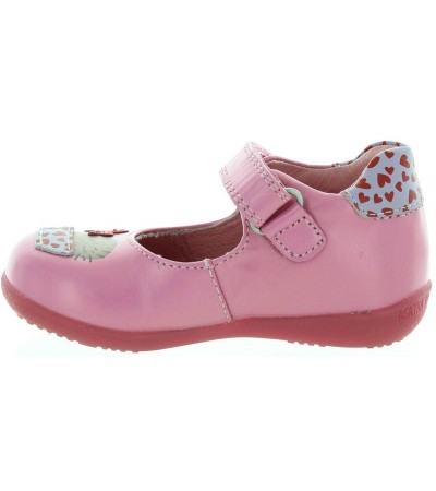 Pink new walking mary janes for slim ankles