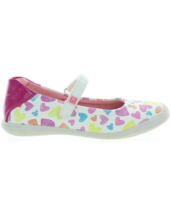 White summer leather orthopedic shoes for girls 