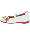 White leather Spanish designer shoes for a girl