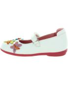 White leather Spanish designer shoes for a girl