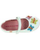 White leather Spanish designer shoes for a girl