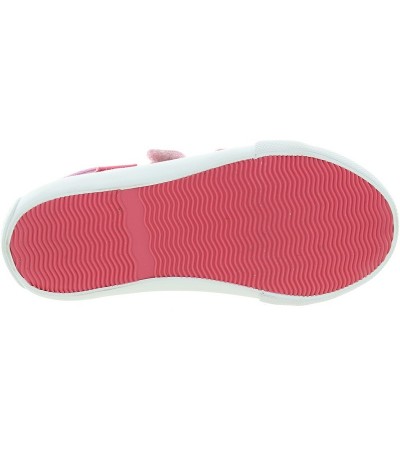 Pink European canvas shoes for girls