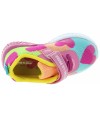 Girls multicolored sneakers with support
