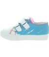 Blue Summer canvas sneakers for girl