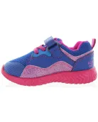 Blue designer sneakers for girls made in Spain