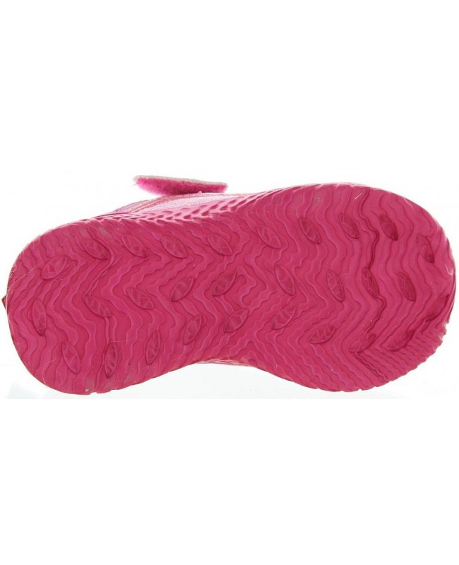 Sneakers for girls in pink leather made by designer 