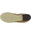 Comfort flats in beige leather from Europe