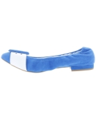 Blue ballerinas made in Europe