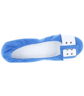 Ballerinas made in Europe ladies in blue 