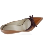 Brown patent leather comfort pumps for ladies on sale