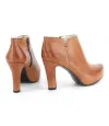 European brown leather boots with comfort 