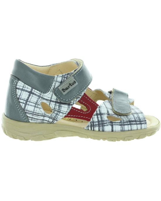 Weak ankles wide width boys leather tall sandals