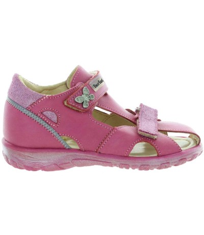 Ankle alignment pink sandals girls with proper foot support Ankle alignment pink sandals girls with proper foot support