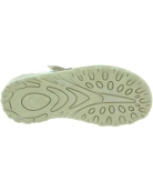 Wide width closed heel girls white sandals