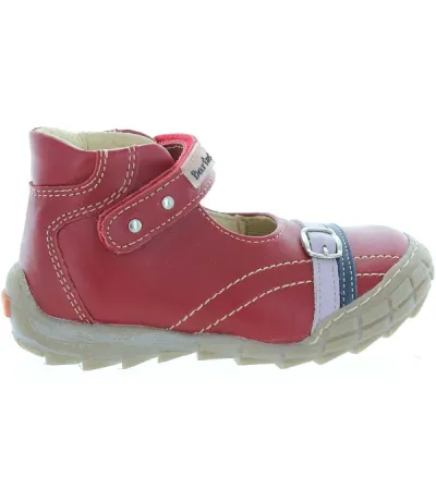 Red quality orthopedic shoes with best ankle support