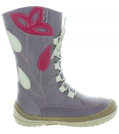 Tall purple boots for girls waterproof 