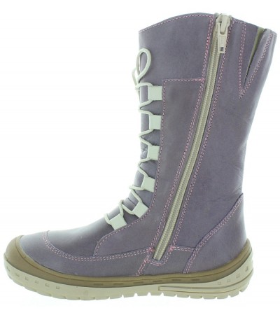 Tall purple boots for girls waterproof 