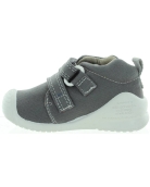 Ankle support leather boys walking canvas