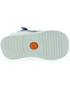Quality blue canvas boys sneakers for flat feet
