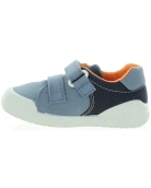 Jeans color canvas sneakers for boys from Spain 