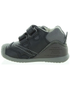 High top sneakers for boys in black leather 