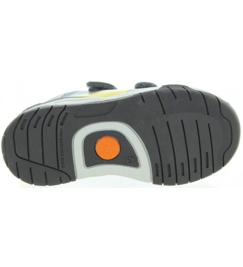 Boys pronation high tops in gray leather 