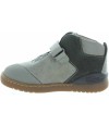 Toeing in corrective leather boots for boys in gray leather 