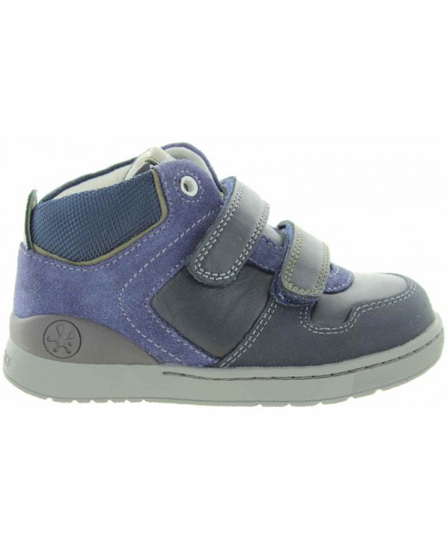 Boots for boys in navy leather 