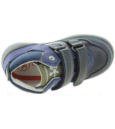 Boots for boys in navy leather 