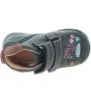 Navy leather toddler sneakers for flat feet 
