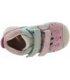 Designer pink tiger sneakers for a baby with arches 
