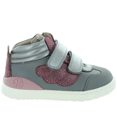 Designer European gray leather boots from Spain
