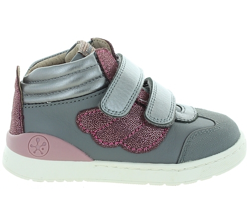 Designer European gray leather boots from Spain