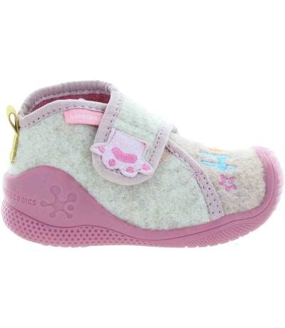 Toddler boiled wool slippers with orthopedic support