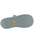 Boys blue boiled wool navy bedroom slippers