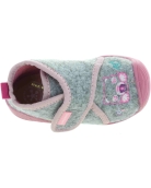 Stable walking pink slippers for baby