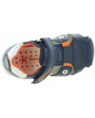 Navy closed toe boys sandals from Spain