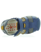 Soft blue great arch support boys sandals from Spain