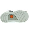 Boys ankle support gray leather support sandals