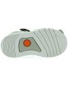 Boys ankle support gray leather support sandals