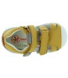 Orthopedic baby boy yellow sandal from Europe